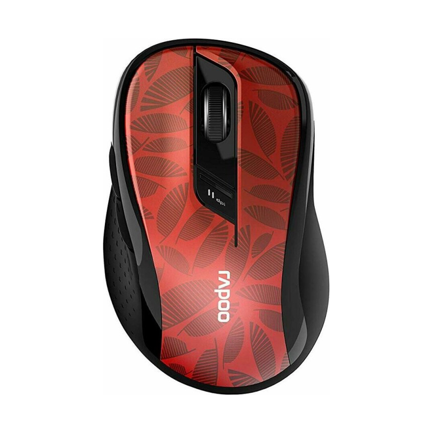 Rapoo Kabellose lautlose Multi-Mode-Maus "M500", Dunkelrot Einstellbarer Sensor mit 1.600 DPI Rapoo Kabellose lautlose Multi-Mode-Maus "M500", Dunkelrot Einstellbarer Sensor mit 1.600 DPI von Rapoo