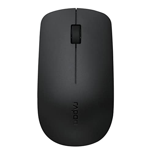 Rapoo M20 Plus kabellose Maus, 2.4 GHz Wireless Verbindung, 1000 DPI - schwarz von Rapoo