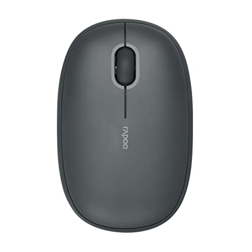 Rapoo M660 Silent kabellose Maus wireless Mouse 1300 DPI Sensor 9 Monate Batterielaufzeit leise Tasten ergonomisch für Rechtshänder und Linkshänder PC & Mac - dunkelgrau Rapoo M660 Silent kabellose Maus wireless Mouse 1300 DPI Sensor 9 Monate Batterielaufzeit leise Tasten ergonomisch für Rechtshänder und Linkshänder PC & Mac - dunkelgrau von Rapoo