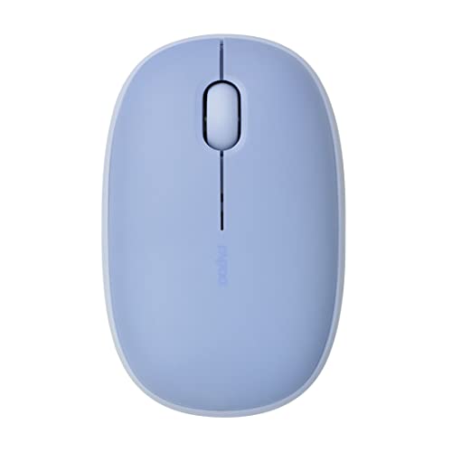 Rapoo M660 Silent kabellose Maus wireless Mouse 1300 DPI Sensor 9 Monate Batterielaufzeit leise Tasten ergonomisch für Rechtshänder und Linkshänder PC & Mac - lila Rapoo M660 Silent kabellose Maus wireless Mouse 1300 DPI Sensor 9 Monate Batterielaufzeit leise Tasten ergonomisch für Rechtshänder und Linkshänder PC & Mac - lila von Rapoo