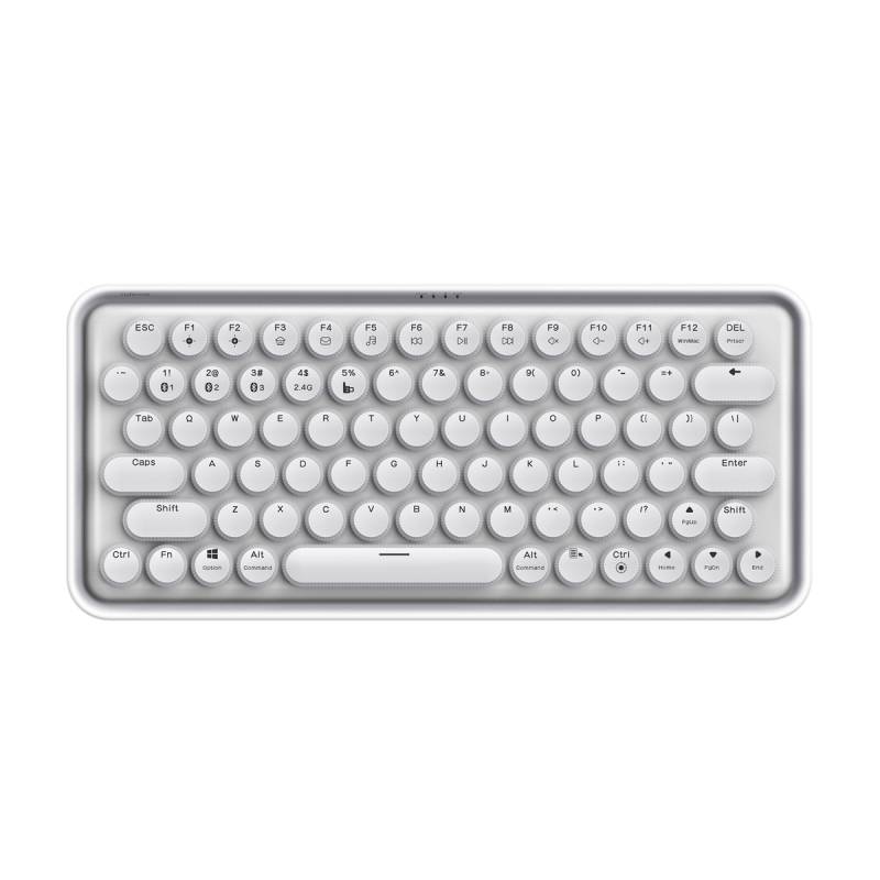 Rapoo Mechanische Multimodus Tastatur "Ralemo Pre 5", weiß Drahtlose Multimodus-Verbindung - QWERTZ (deutsches)-Layout von Rapoo