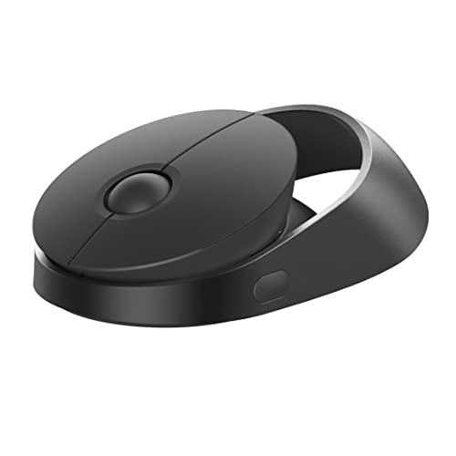 Rapoo Ralemo Air 1 kabellose Maus Wireless Mouse 1600 DPI Sensor umweltfreundlicher wiederaufladbarer Akku ergonomisch für Links- und Rechtshänder PC & Mac - dunkelgrau von Rapoo