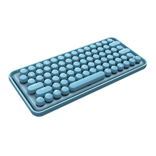 Rapoo Ralemo Pre 5 kabellose Tastatur wireless Keyboard mechanische Tasten umweltfreundlicher wiederaufladbarer Akku DE-Layout QWERTZ PC & Mac - blau von Rapoo