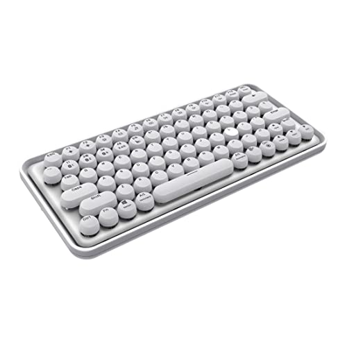 Rapoo Ralemo Pre 5 kabellose Tastatur wireless Keyboard mechanische Tasten umweltfreundlicher wiederaufladbarer Akku DE-Layout QWERTZ PC & Mac - weiß von Rapoo