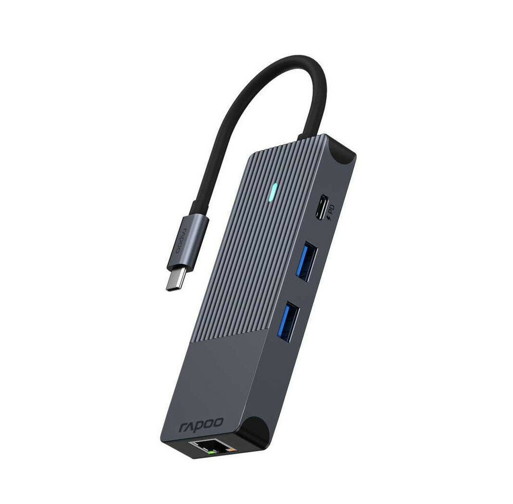 Rapoo UCM-2004 Schnittstellenkarte/Adapter HDMI, RJ-45, USB 3.2 Gen 1 (3.1 Gen 1), USB Typ-C von Rapoo