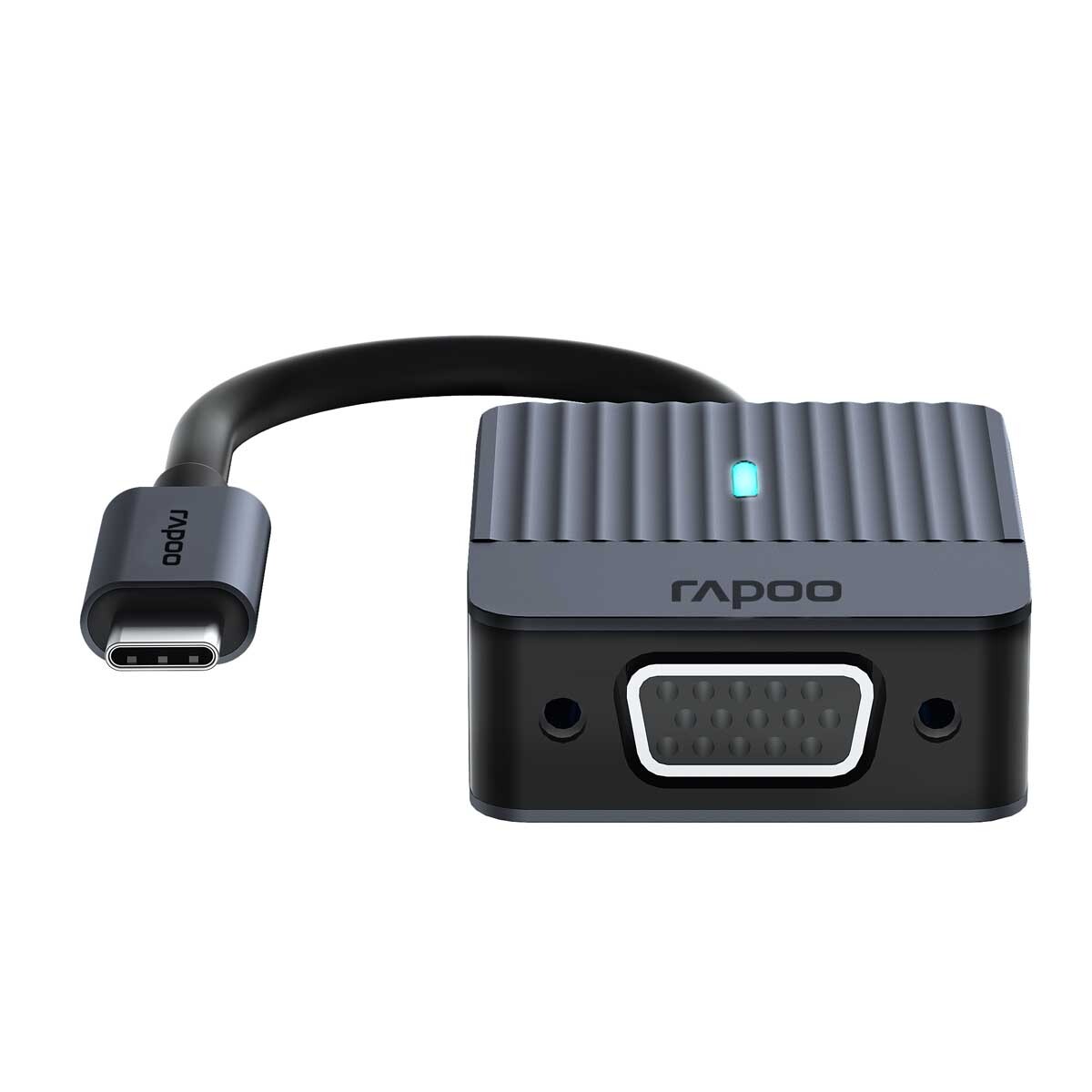 Rapoo USB-C Adapter, USB-C auf VGA grau von Rapoo
