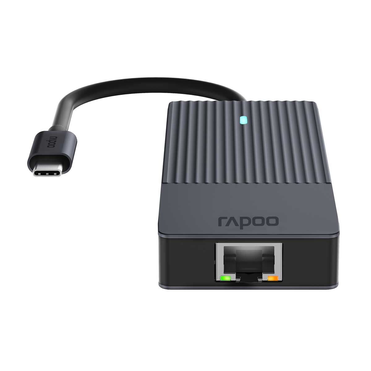 Rapoo USB-C Multiport Adapter, 8-in-1 grau von Rapoo