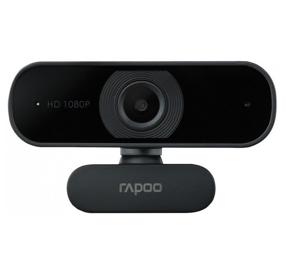 Rapoo rapoo XW180 Webcam schwarz - Full-HD-Webcam Webcam (Webcam, Full-HD-1080p-Videoerlebnis) von Rapoo