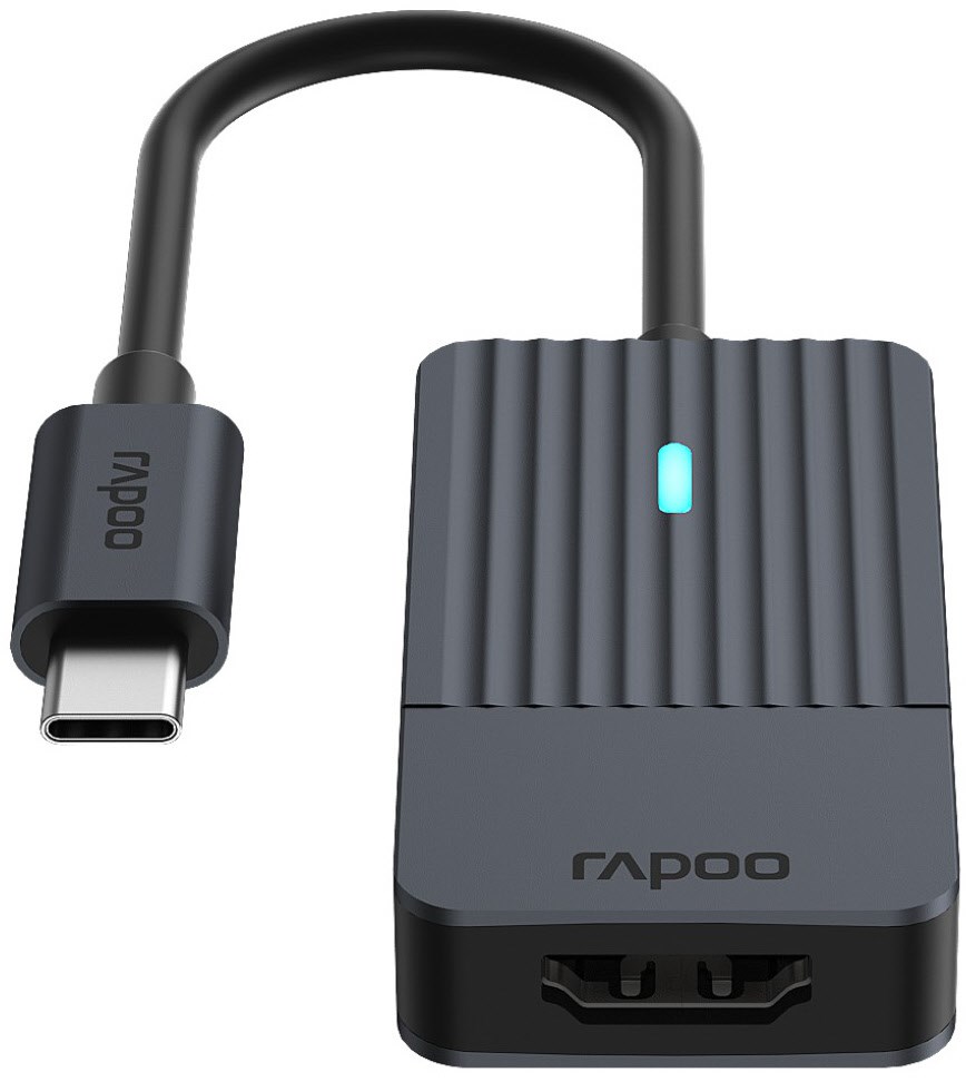 USB-C>HDMI Adapter grau von Rapoo