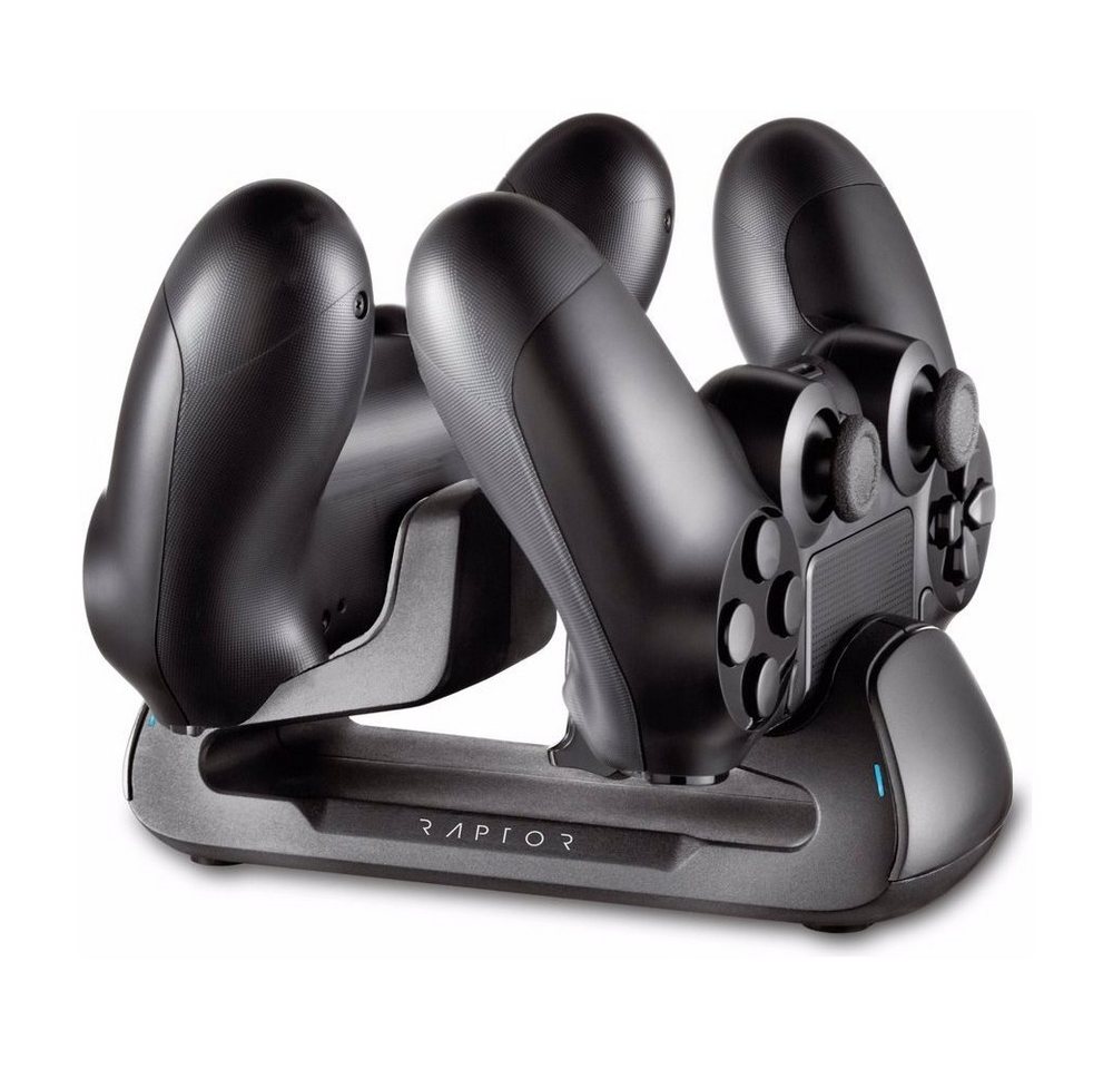 Raptor PS4 CS100-P4 - Dual Ladestation - schwarz Controller-Ladestation Raptor PS4 CS100-P4 - Dual Ladestation - schwarz Controller-Ladestation von Raptor