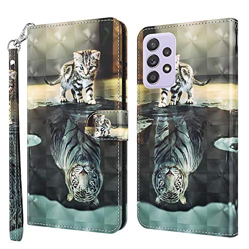 Rapuled Kompatibel mit Samsung Galaxy A04S/A13 5G/A13 4G/M13 5G/A04 4G Hülle, Handyhülle Leder Wallet Magnet Stoßfest Etui Schutzhülle Lederhülle Klapphülle Tasche Flip Case Cover (Kat 1) von Rapuled