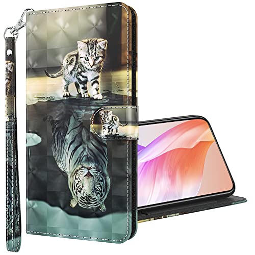 Rapuled Kompatibel mit Xiaomi Poco M4 Pro 5G Hülle, Handyhülle für Xiaomi Poco M4 Pro 5G, Leder Wallet Magnet Brieftasche Etui Schutzhülle Lederhülle Klapphülle Flip Case Cover (Kat 1) von Rapuled