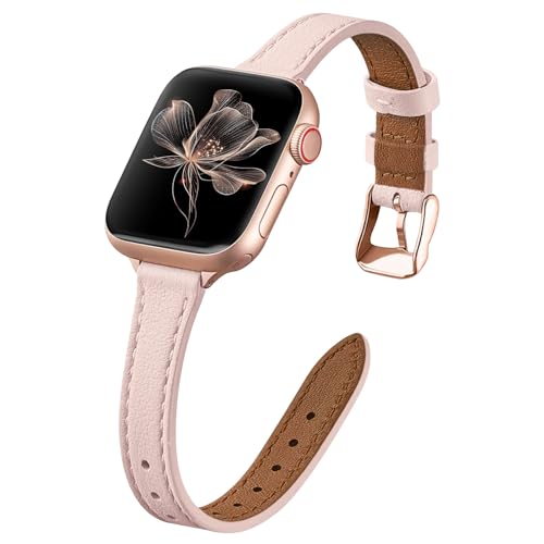 Raradev Armband Kompatibel mit Apple Watch Armband 42mm 41mm 40mm 38mm 44mm 45mm 46mmm, Leder Band für iWatch Series 10 9 8 7 6 5 4 3 2 1 SE Raradev Armband Kompatibel mit Apple Watch Armband 42mm 41mm 40mm 38mm 44mm 45mm 46mmm, Leder Band für iWatch Series 10 9 8 7 6 5 4 3 2 1 SE von Raradev