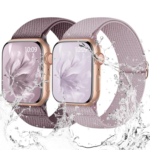 Raradev Elastisch Armband Kompatibel mit Apple Watch Armband 41mm 45mm 40mm 44mm 42mm 46mm 38mm, Wasserabweisend Nylon Stoff Band für Apple Watch 10 SE 9 8 7 6 5 4 3 2 1 Raradev Elastisch Armband Kompatibel mit Apple Watch Armband 41mm 45mm 40mm 44mm 42mm 46mm 38mm, Wasserabweisend Nylon Stoff Band für Apple Watch 10 SE 9 8 7 6 5 4 3 2 1 von Raradev