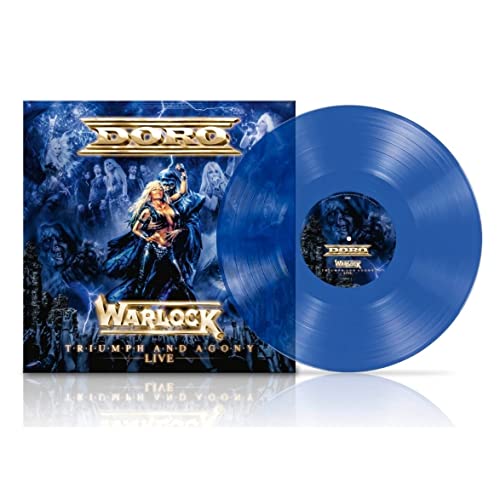 Warlock-Triumph & Agony Live (Ltd.Lp/Blue Vinyl) [Vinyl LP] von Rare Diamonds Prods