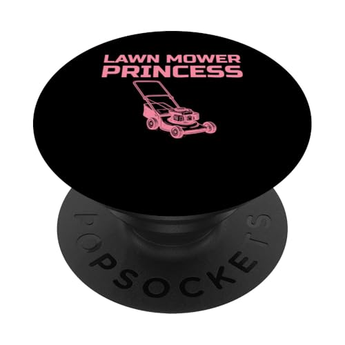 Lawn Mower Princess PopSockets Klebender PopGrip Lawn Mower Princess PopSockets Klebender PopGrip von Rasenmäher Rasenpflege Design Idee
