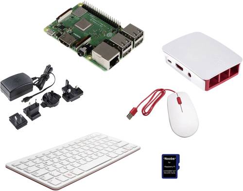 Raspberry Pi® Desktop Kit 3 B+ 1GB 4 x 1.4GHz inkl. Tastatur, inkl. Maus, inkl. Noobs OS, inkl. Net von Raspberry Pi®
