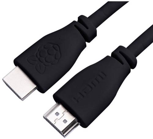 Raspberry Pi® Raspberry Pi® CPRP010-B HDMI-Kabel [1x HDMI-Stecker - 1x HDMI-Stecker] 1.00m Schwarz von Raspberry Pi®