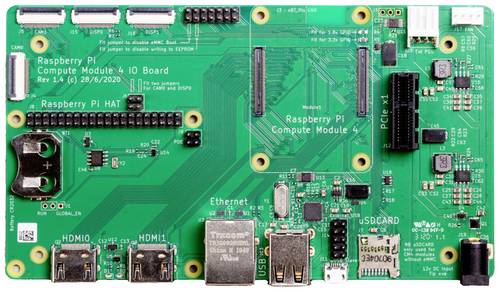 Raspberry Pi® Raspberry Pi® RPI CM4 IO BOARD I/O Modul Passend für (Entwicklungskits) von Raspberry Pi®