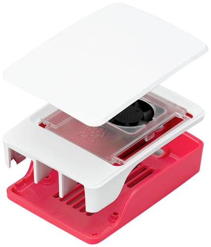 Raspberry Pi® SBC-Gehäuse Geeignet für: 5 B Rot, Weiß von Raspberry Pi®