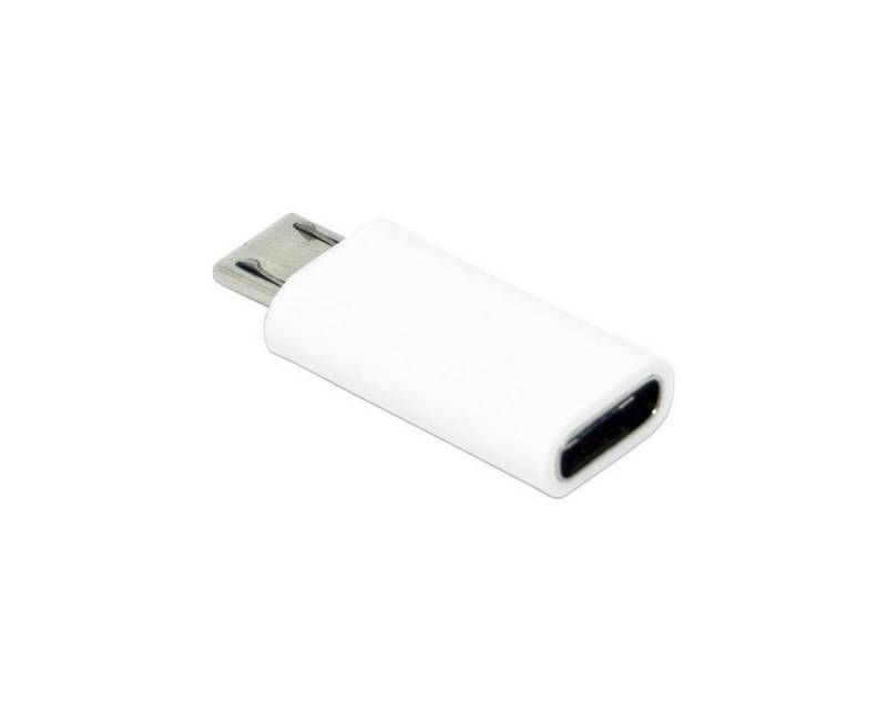 Raspberry Pi Foundation EB7410 - USB-C (F) zu Mikro USB (M) Adapter weiß Computer-Kabel, micro USB, USB von Raspberry Pi Foundation