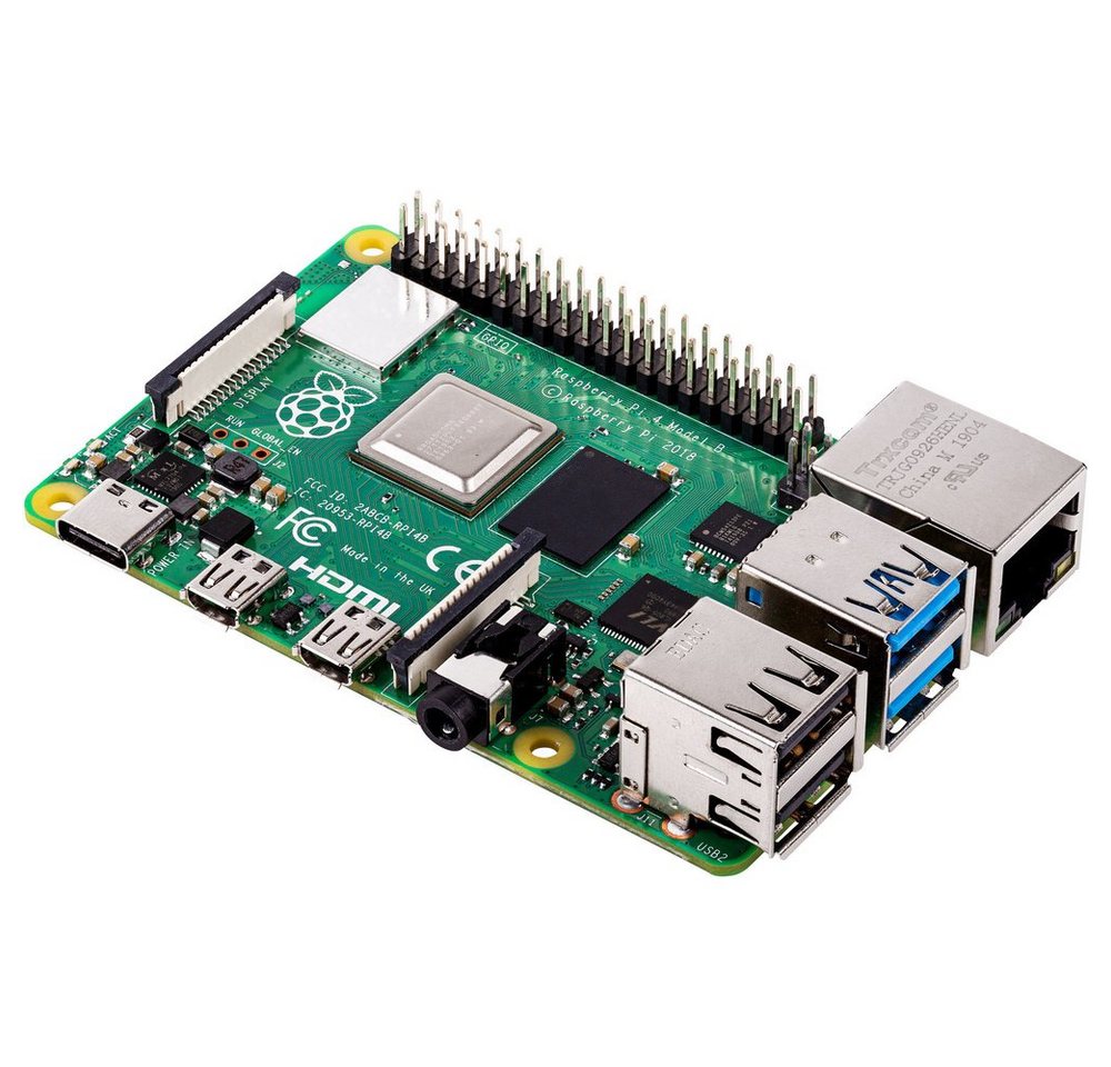 Raspberry Pi Foundation Raspberry Pi® 4 B 4 GB 4 x 1.5 GHz Raspberry Pi® Barebone-PC von Raspberry Pi Foundation