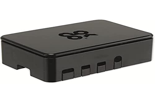 OKdo Gehäuse für Raspberry Pi 4 Model B, schwarz, Standardausführung von Raspberry Pi