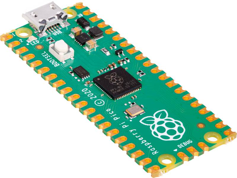 RASP PI PICO - Raspberry Pi Pico, RP2040, Cortex-M0+, microUSB von Raspberry Pi