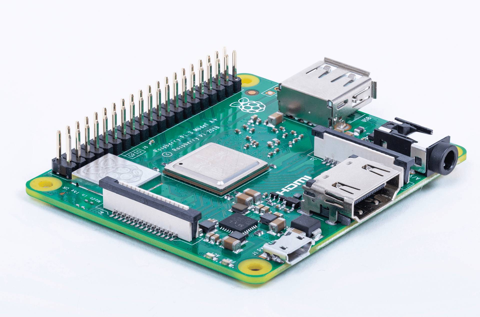 RASPBERRY PI 3A+ - Raspberry Pi 3 A+, 4x 1,4 GHz, 512 MB RAM, WLAN, BT von Raspberry Pi