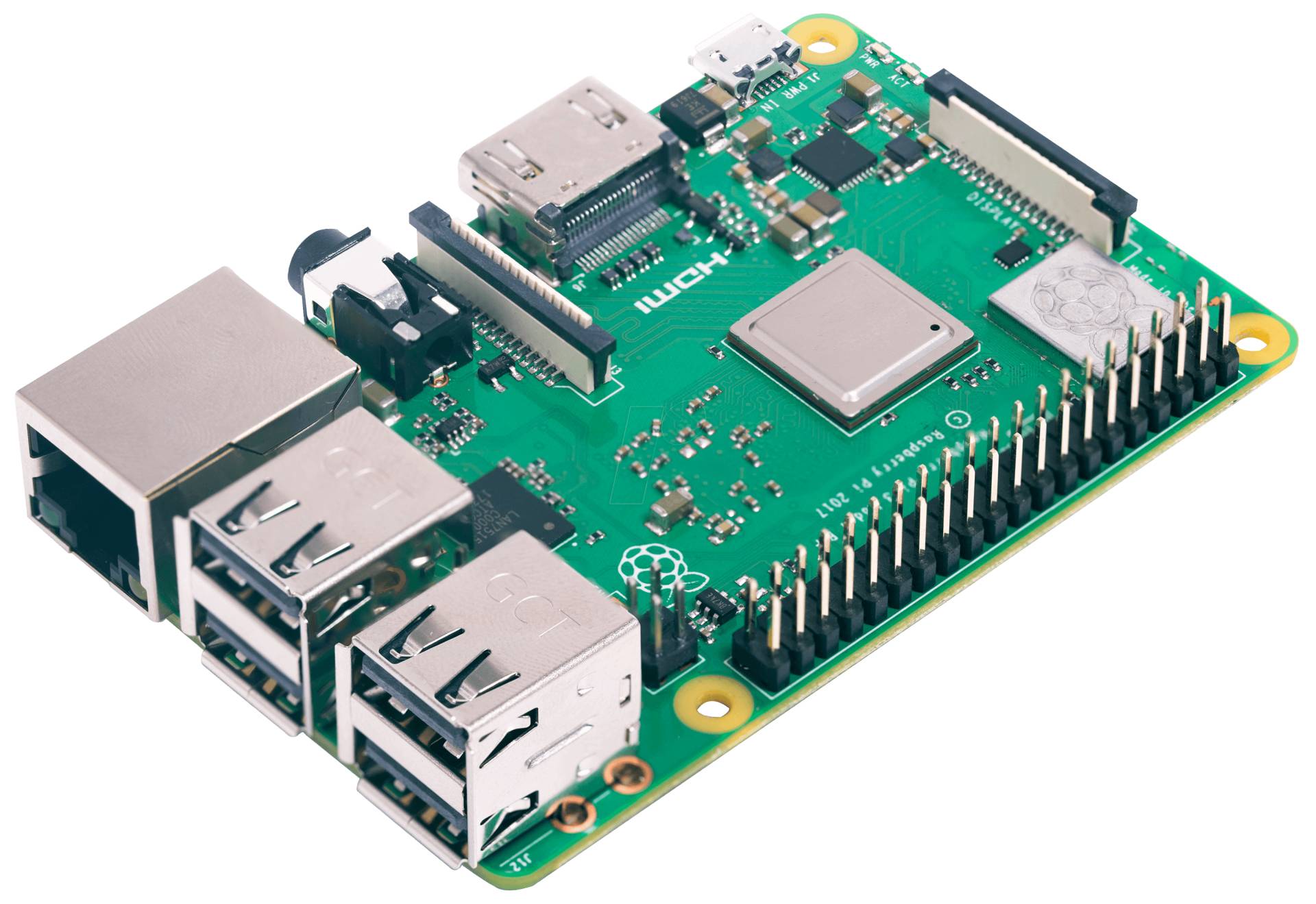 RASPBERRY PI 3B+ - Raspberry Pi 3 B+, 4x 1,4 GHz, 1 GB RAM, WLAN, BT von Raspberry Pi