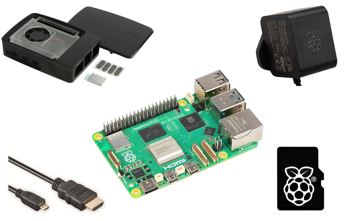 RASPBERRY PI 5 Starter-Set, 4 GB, schwarz von Raspberry Pi