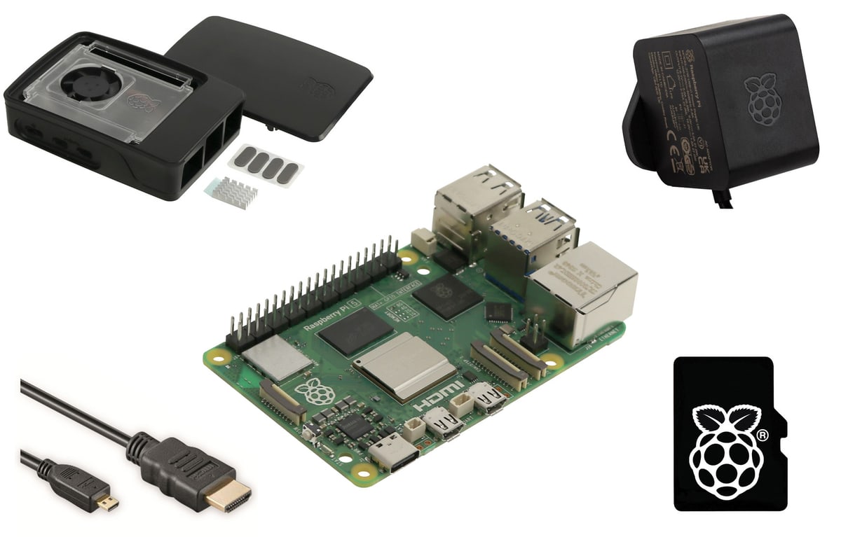 RASPBERRY PI 5 Starter-Set, 8 GB, schwarz von Raspberry Pi