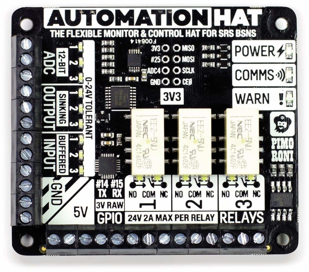 RASPBERRY PI Automation HAT von Raspberry Pi