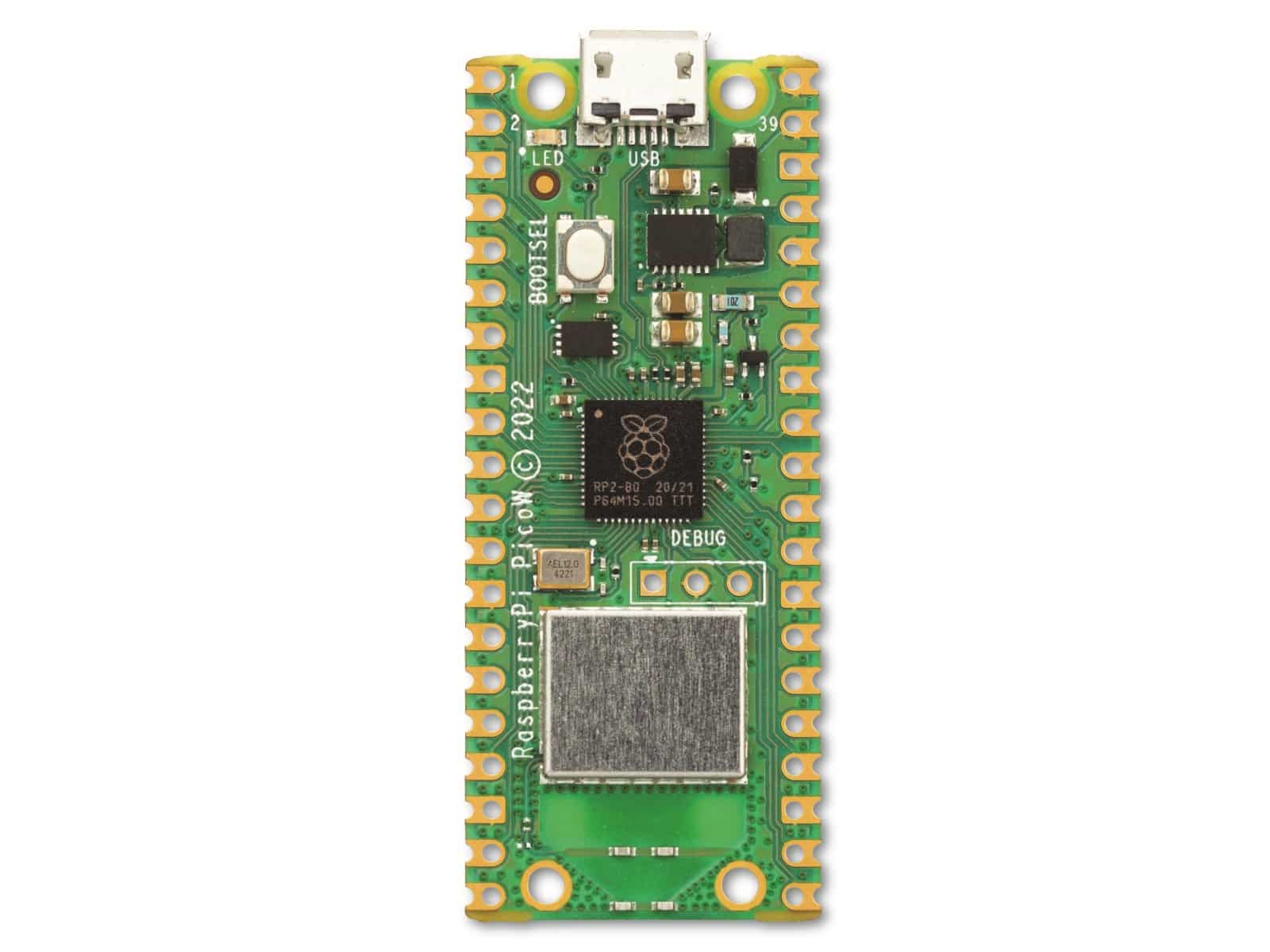 RASPBERRY PI Mikrocontroller, PICO-W von Raspberry Pi