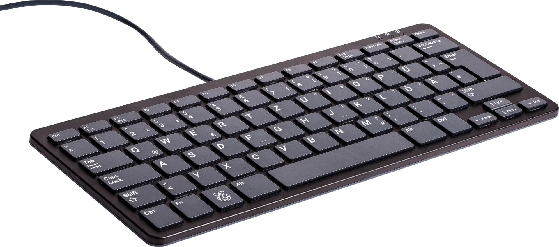 RPI KEYBRD DE BG - Raspberry Pi - Tastatur, DE, schwarz/grau von Raspberry Pi