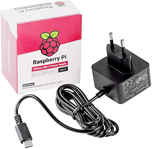 Raspberry PI USB-Netzteil schwarz USB-C 5.1V 3A 1.5M von Raspberry Pi