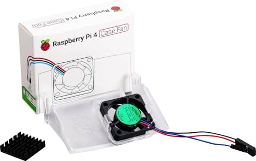 Raspberry Pi® Aktiver Lüfter Passend für Raspberry Pi Weiß: 7 cm, Lüfter, Einzelplatinencomputer, 1.4 CFM von Raspberry Pi