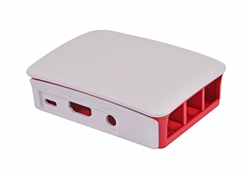 Raspberry Pi Gehäuse für Modell B+ / Pi 2, weiß/rot von Raspberry Pi