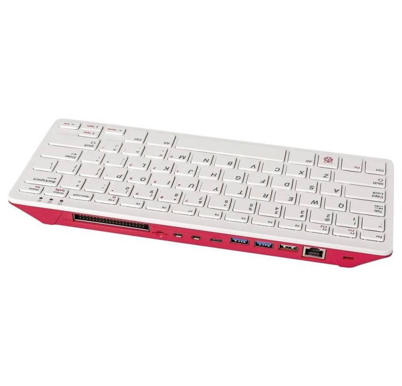 Raspberry Pi Komplett-PC 4x 1.8GHz, 4GB RAM, Tastaturlayout Barebone-PC von Raspberry Pi