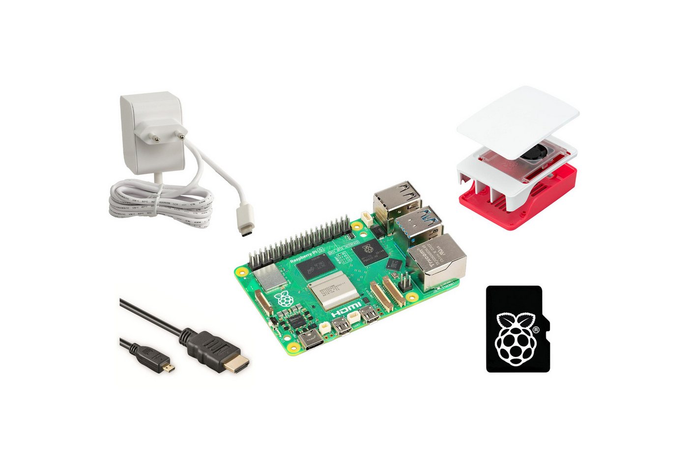 Raspberry Pi RASPBERRY PI 5 Starter-Set, 4 GB, weiß Mini-PC Raspberry Pi RASPBERRY PI 5 Starter-Set, 4 GB, weiß Mini-PC von Raspberry Pi