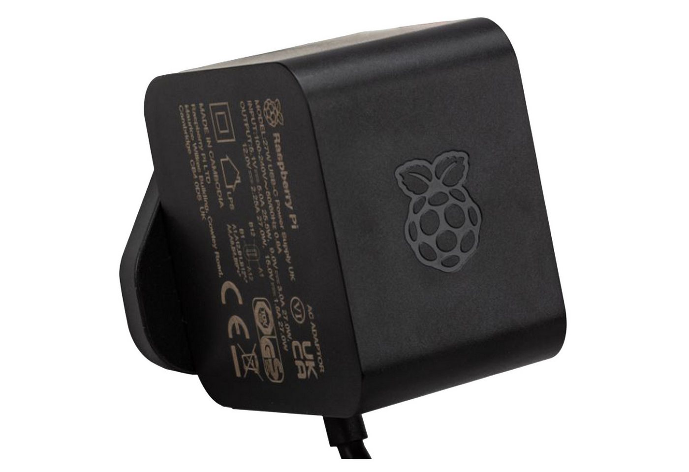 Raspberry Pi RASPBERRY PI Netzteil, USB-C, 27 W, schwarz USB-Ladegerät Raspberry Pi RASPBERRY PI Netzteil, USB-C, 27 W, schwarz USB-Ladegerät von Raspberry Pi