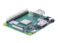 Raspberry Pi 3 Modell A+ - Enkelttavle-Computer - Broadcom BCM2837B0 / 1,4 GHz - RAM 512 MB - 802.11a/b/g/n/ac, Bluetooth 4.2 von Raspberry