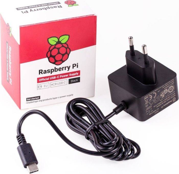 Raspberry Pi 5 Netzteil / schwarz / 27W / USB-C Raspberry Pi 5 Netzteil / schwarz / 27W / USB-C von Raspberry