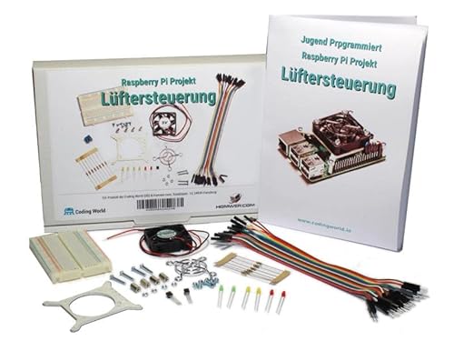 Rasppishop Lüftersteuerung Kit - Komplett Set Bausatz für Raspberry Pi inkl Sticker von Rasppishop