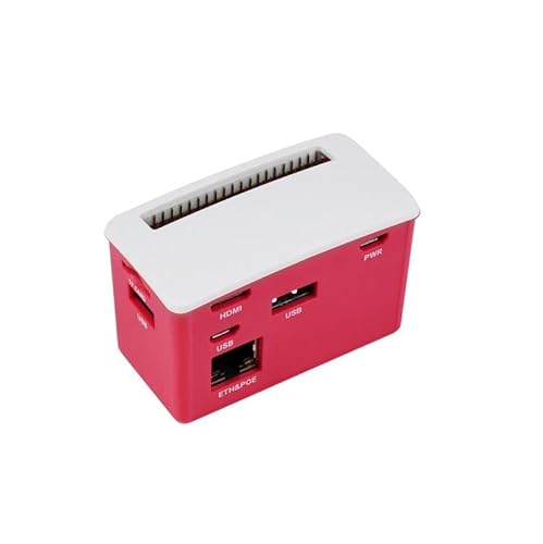 Rasppishop Raspberry Pi Zero PoE Ethernet & USB Hub Gehäuse inkl Sticker von Rasppishop