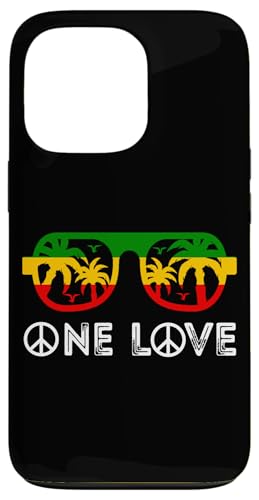 One Pride Love Rasta Reggae Rastafarian Jamaikanischer Reggae Hülle für iPhone 13 Pro von Rasta Reggae Roots