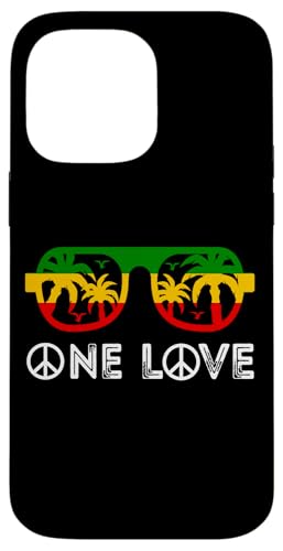 One Pride Love Rasta Reggae Rastafarian Jamaikanischer Reggae Hülle für iPhone 14 Pro Max von Rasta Reggae Roots