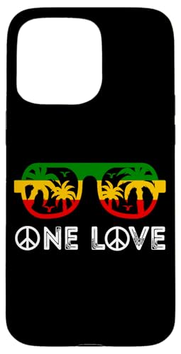 One Pride Love Rasta Reggae Rastafarian Jamaikanischer Reggae Hülle für iPhone 15 Pro Max von Rasta Reggae Roots