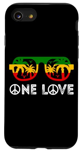 One Pride Love Rasta Reggae Rastafarian Jamaikanischer Reggae Hülle für iPhone SE (2020) / 7 / 8 von Rasta Reggae Roots