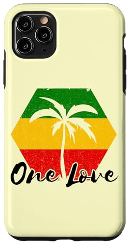 Palm Tree Reggae-Musik One Pride Love Jamaica Rastafarian Hülle für iPhone 11 Pro Max von Rasta Reggae Roots